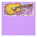Acoustic Guitar Colours Custom Invites