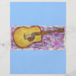Acoustic Guitar Colours Flyer Design