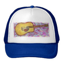 Acoustic Guitar Colours Mesh Hats