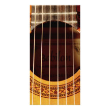 Acoustic Guitar Detail Customized Photo Card