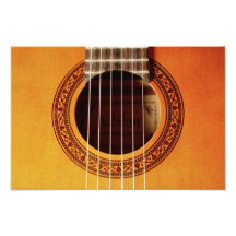 Acoustic Guitar Detail Photograph