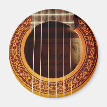 Acoustic Guitar Detail Refrigerator Magnet
