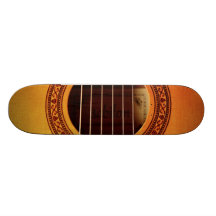 Acoustic Guitar Detail Skate Deck