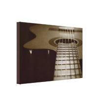 Acoustic Guitar Gallery Wrapped Canvas