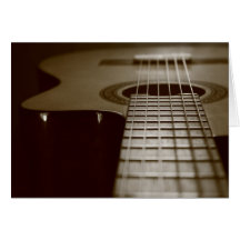 Acoustic Guitar Greeting Card