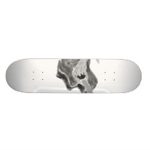 Acoustic guitar painting with arm, music art skate boards