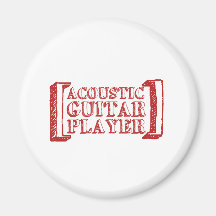Acoustic Guitar  Player Magnets