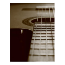 Acoustic Guitar Post Cards