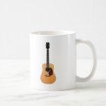 Acoustic Guitar vertical Coffee Mugs