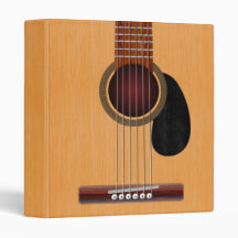 Acoustic Guitar Vinyl Binder