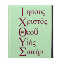 Acronyme d'IXOYE - rouge Coques iPad Folio