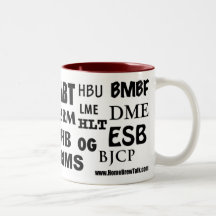 Acronyms Coffee Mug