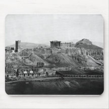 Acropolis ~ Acropolis of Athens Greece 1865 Mouse Pads