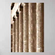 Acropolis Columns Poster