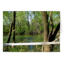 Across the Fence Greeting Card