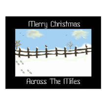 Across The Miles Post Card