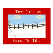 , Across The Miles Postcard