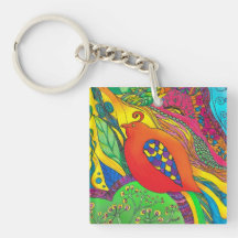 Acrylique Psychopathe-delic Keychain de Dan