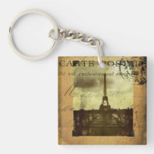 Acrylique timbré Keychain de Paris