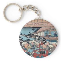 Act Seven by Utagawa, Toyokuni Ukiyoe Keychains