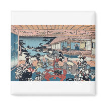 Act Seven by Utagawa, Toyokuni Ukiyoe Fridge Magnet