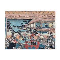 Act Seven by Utagawa, Toyokuni Ukiyoe Postcard
