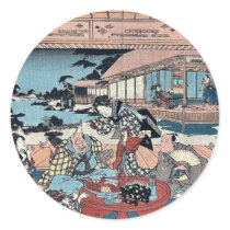 Act Seven by Utagawa, Toyokuni Ukiyoe Sticker