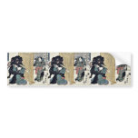 Act ten of the Chushingura by Utagawa, Kuniyasu Uk Bumper Stickers