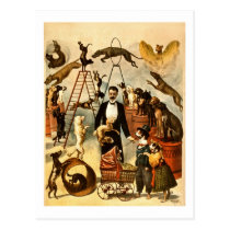 Acte qualifié 1899 de chien - affiche vintage de L cartes postales