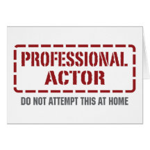 Acteur professionnel carte