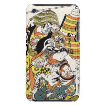 Acteur vintage japonais frais de kabuki de guerrie coque iPod touch Case-Mate