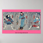 Acteurs par Utagawa, Kuniyoshi Posters