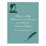 Acting is a Calling Quote Postcard