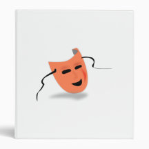 Acting Mask 3 Ring Binder