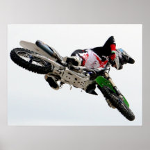 Action de motocross, Copyright Karen J Williams Posters