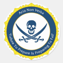 Action Not Words - Latin- Acta Non Verba Sticker