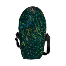 Action Painting Splatter Art Courier Bags