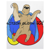 Action Sloth Coloured