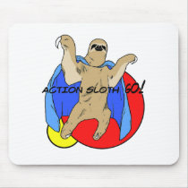 Action Sloth Coloured