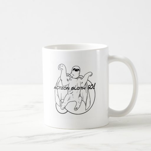 Action Sloth, Go! Coffee Mug