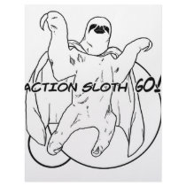 Action Sloth, Go! Personalized Letterhead