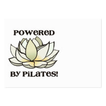 Actionné par Pilates Lotus Cartes De Visite Professionnelles