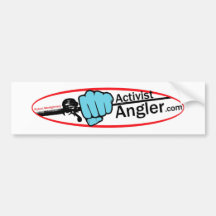 Activist Angler Bumper Sticker