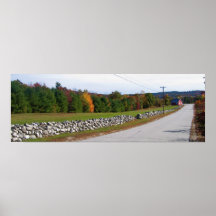Acton, Maine, rockwall Poster