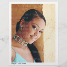 Actor/Model Headshot With Resume Version 2 Full Colour Flyer
