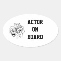 Actor On Board Sticker
