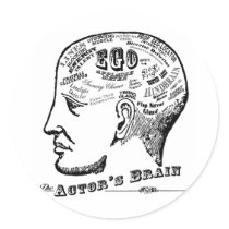 Actor's Brain Stickers