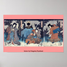 Actors by Utagawa,Toyokuni Posters