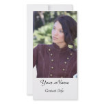 Actors Headshot Card