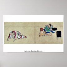 Actors performing Ukiyo-e. Posters